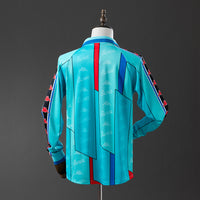 Barcelona Secundária Retrô Manga Longa Camisa 1997