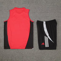 Conjunto Regata Uniforme Manchester United Treino 24/25