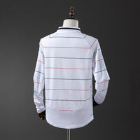 Manchester United Secundária Retrô Manga Longa Camisa 2005