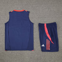 Conjunto Regata Uniforme Manchester United Treino 24/25