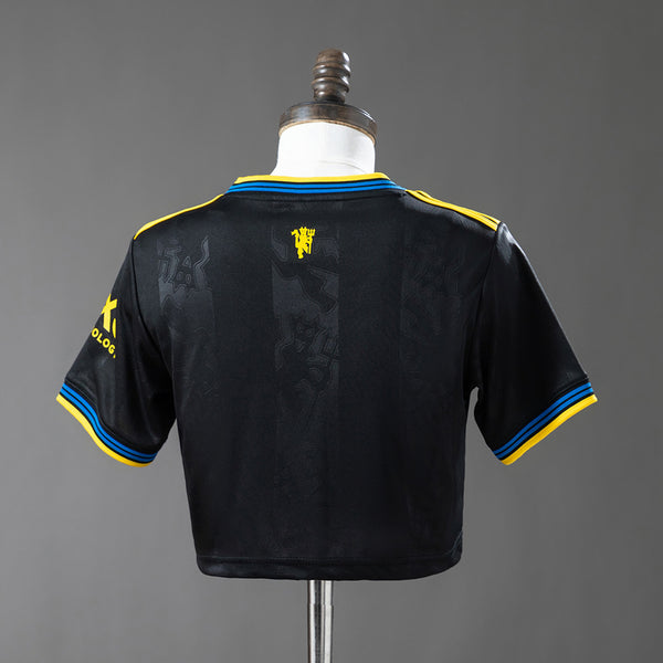 Manchester United crop top Secundária Terceira Feminino 25/26