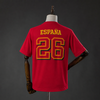 Espanha We Are Champions Vermelho Camisa
