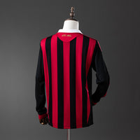 AC Milan Principal Retrô Manga Longa 09/10