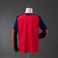 Espanha 2-Star Champion Edition Principal Manga Longa Camisa 2026