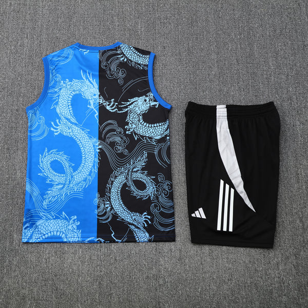 Conjunto Regata com do Real Madrid Colete Treino 25/26