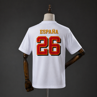 Espanha We Are Champions Branco ) Camisa