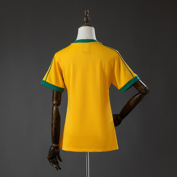 Flamengo Zico Signature World Versão Amarelo Womens Copa Camisa 26/27