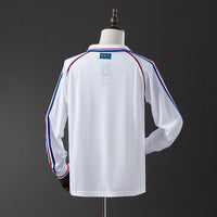 França Secundária Retrô Manga Longa Camisa 1998