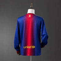 Barcelona Principal Retrô Manga Longa 12/13
