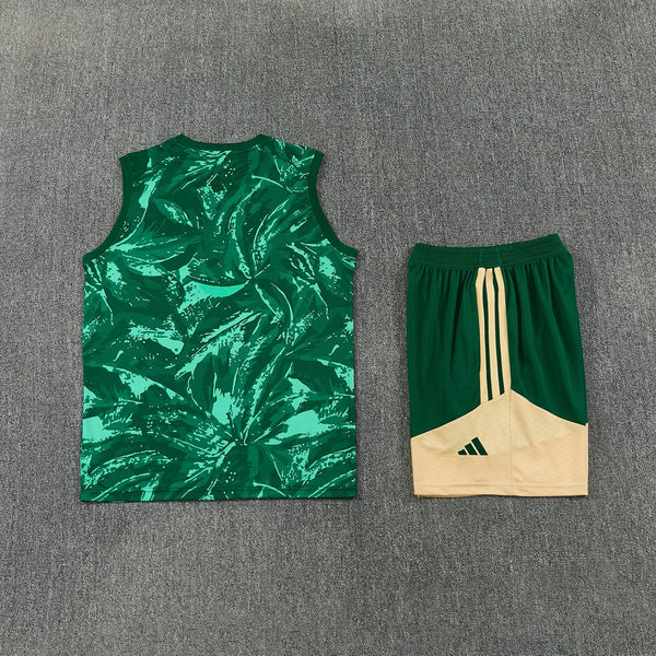 Conjunto Regata Camuflagem verde do Real Madrid