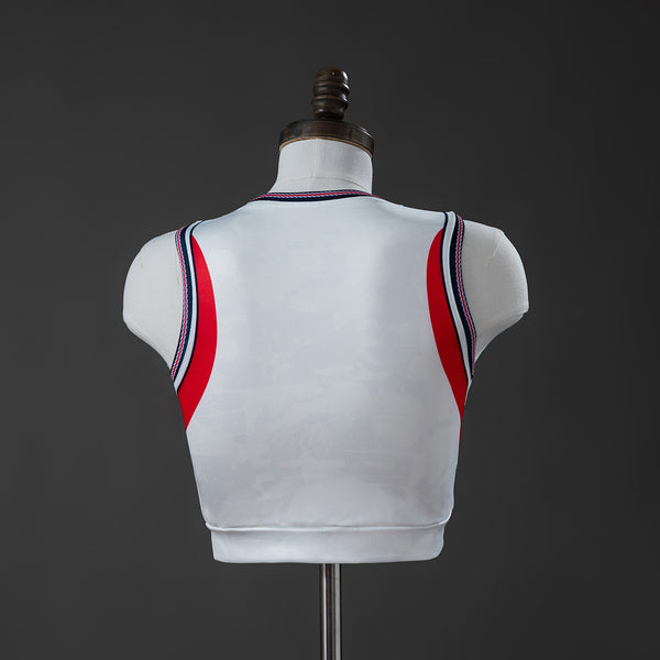 Inglaterra Crop Top Principal Feminino Colete 2026