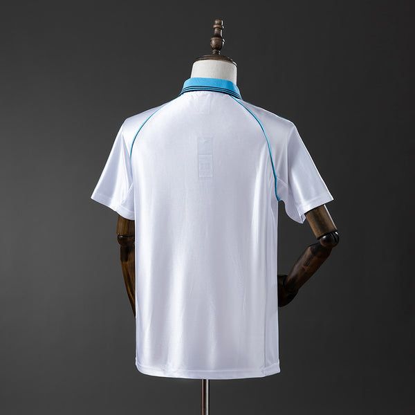Olympique de Marseille Principal Retrô Camisa 1990
