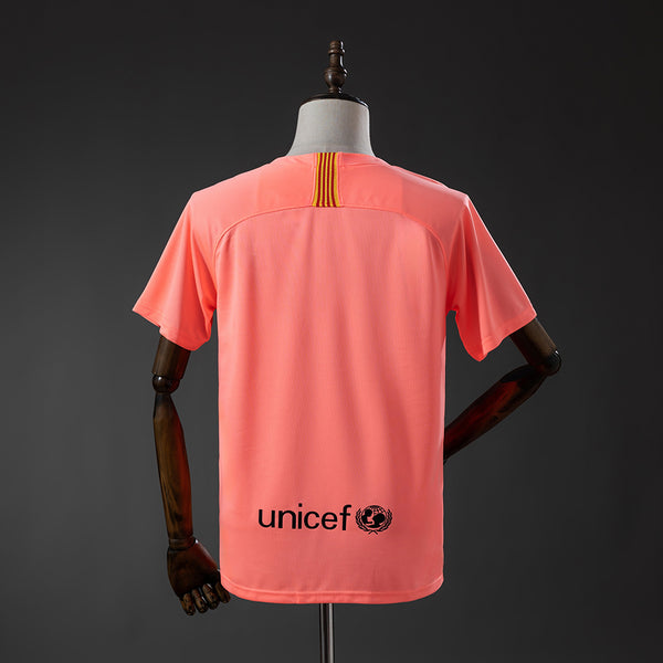 Barcelona Secundária Terceira Retrô Camisa 18/19