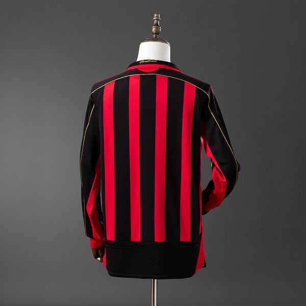 AC Milan Principal Retrô Manga Longa 06/07