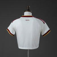 Espanha 2-Star Champion Edition Womens Crop Secundária Camisa 2026