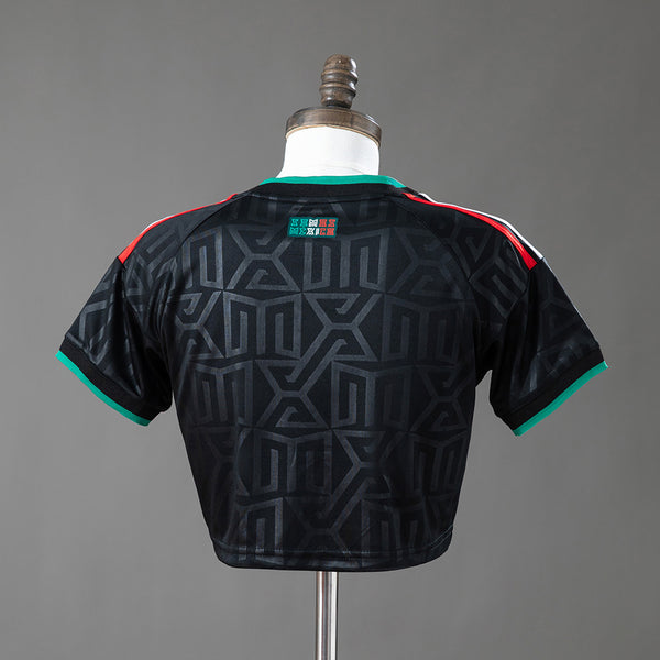 México Crop Top Secundária Terceira Feminino 2026