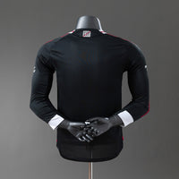 River Plate Secundária Manga Longa Versão Jogador Camisa 25/26