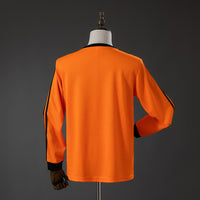 Holanda Long Sleeved Principal Retrô Camisa 1980