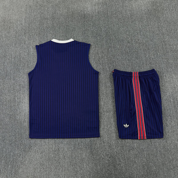 Conjunto Regata Arsenal Safira Azul 25/26
