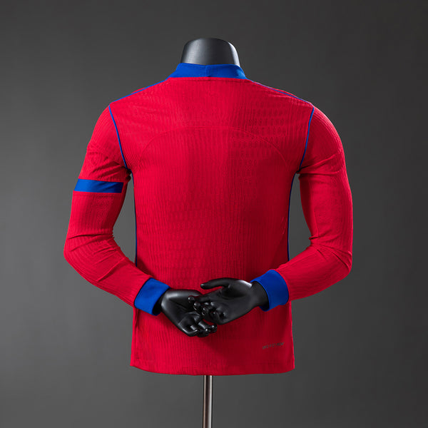 PSG Secundária Terceira Manga Longa Versão Jogador Camisa 25/26