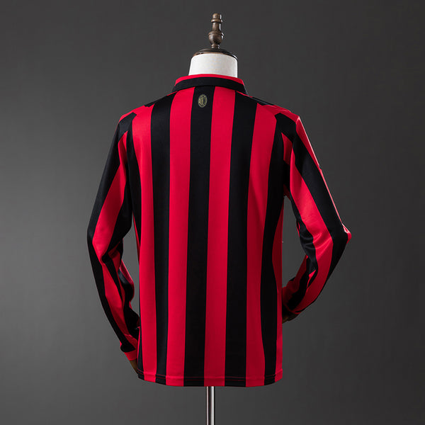 AC Milan 125th Vermelho Manga Longa Aniversário 24/25