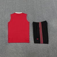 Conjunto Regata Manchester United (tamanho;,,,, Retrô Treino 25/26