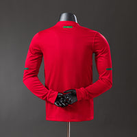 Portugal Principal Retrô Manga Longa Versão Jogador Camisa 2010
