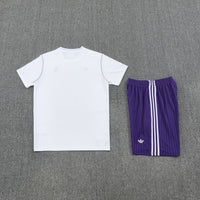 Conjunto Social Real Madrid Retrô Treino Manga Curta 25/26