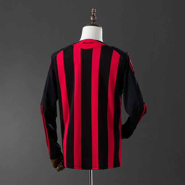 AC Milan Principal Retrô Manga Longa 08/09