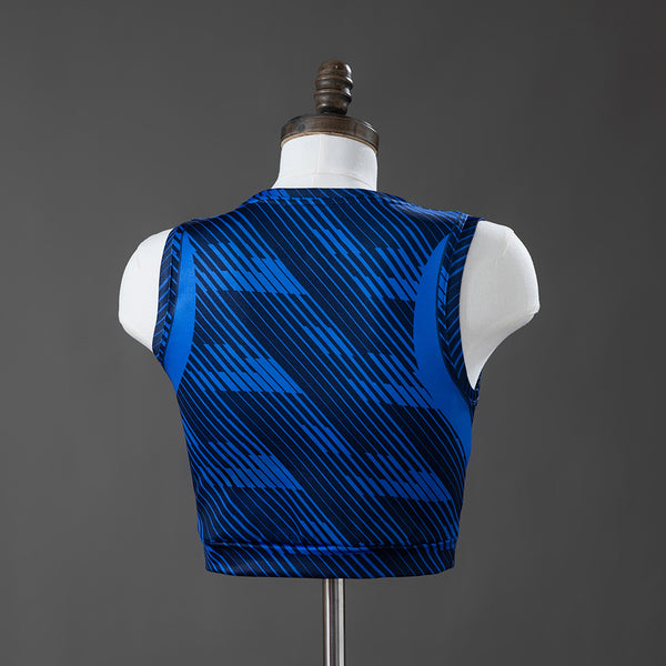 França Crop Top Principal Feminino Colete 2026