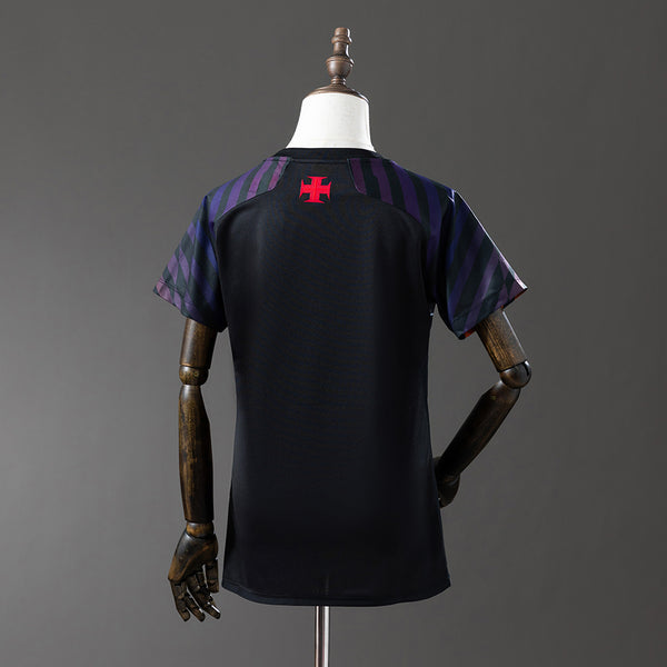 Vasco da Gama 2 CR-Preto Feminino Pré-jogo Camisa 24/25