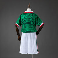 México Principal Infantil Kit Retrô Camisa 2028