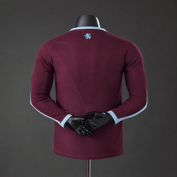 Aston Villa Principal Manga Longa Versão Jogador Camisa 26/27