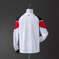 Manchester United Secundária Retrô Manga Longa Camisa 10/11