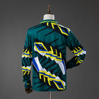 Brasil Goleiro Retrô Manga Longa Camisa 96/97