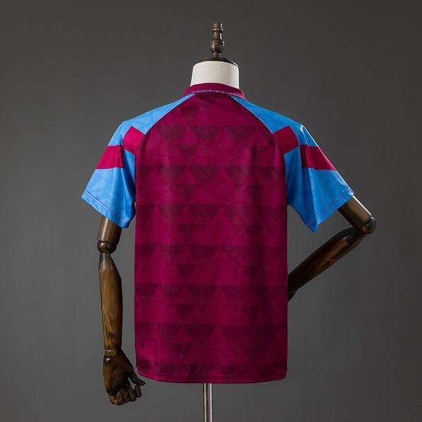 Aston Villa Stadium Principal Retrô Camisa 1998