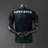 Sporting Lisbon Alternative Preto Versão Jogador Camisa 25/26