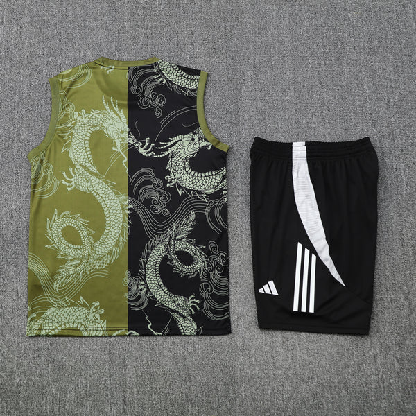 Conjunto Regata com do Real Madrid Colete Treino 25/26
