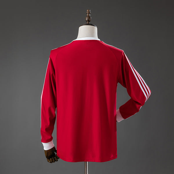 Manchester United Ícones de Arquibancada Vermelho Manga Longa Camisa