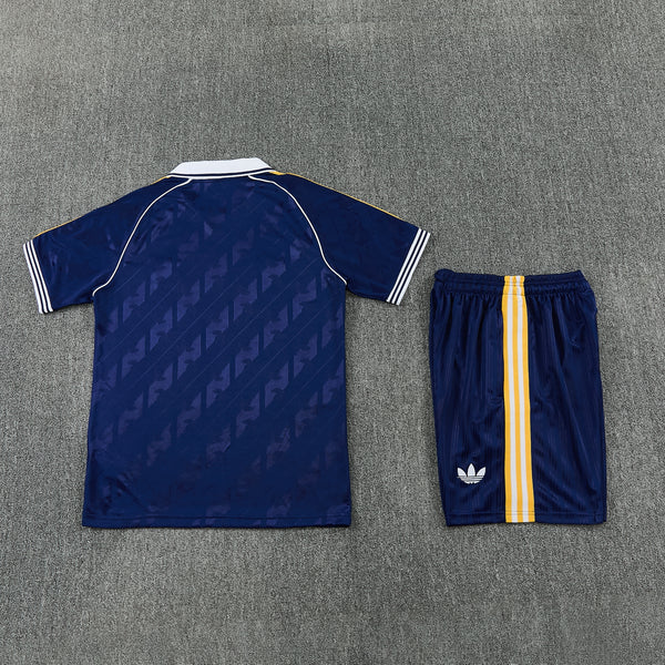 Conjunto Social Real Madrid cor azul royal 26/27