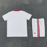 Conjunto Social 26 Manchester United branco e vermelho