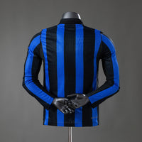 Inter Milan Long Sleeved Principal Versão Jogador Camisa 26/27