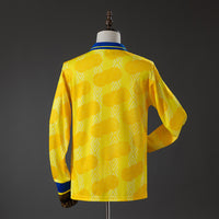 Colômbia Principal Retrô Manga Longa Camisa 1994
