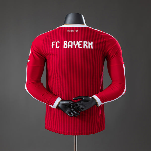 Bayern Munich Long Sleeved Principal Versão Jogador Camisa 26/27