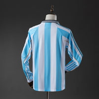 Argentina Principal Retrô Manga Longa Camisa 1998