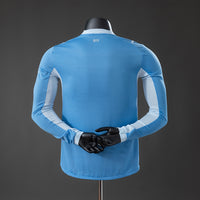Manchester City Long Sleeved Principal Versão Jogador Camisa 26/27