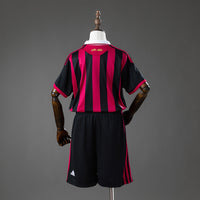 AC Milan Principal Infantil Kit Retrô Camisa 09/10