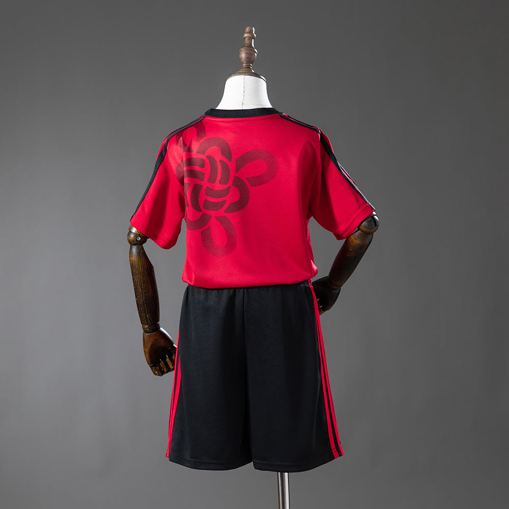 Manchester United Cultural Story - Vermelho Infantil Kit Camisa 25/26