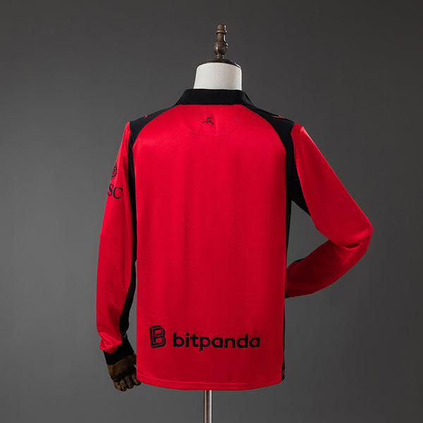 AC Milan x Slam Jam Quarta Manga Longa Camisa 25/26
