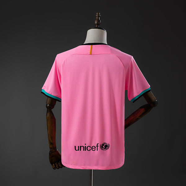 Barcelona Secundária Terceira Retrô Camisa 2021